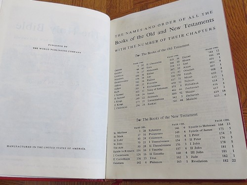KJV Gift Bible by World Publishing 219CP Red Genuine Leather UNREAD RED LETTER - Picture 10 of 17