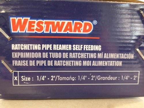 WESTWARD INDUSTRIAL RATCHETING PIPE REAMER SELF FEEDING 1/4" TO 2" CONDUIT PIPE - Picture 8 of 10