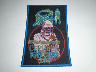 DEATH LEPROSY DEATH COMES SLOW WOVEN PATCH | eBay