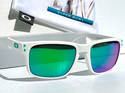 NEW Oakley HOLBROOK in Matte White with POLARIZED Galaxy Jade