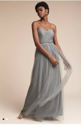 BHLDN Jenny Yoo Annabelle Convertible Dress Formal Bridesmaid Prom 