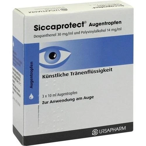 URSAPHARM ARZNEIMITTEL GMBH SICCAPROTECT Augentropfen 3X10ml PZN 3005587