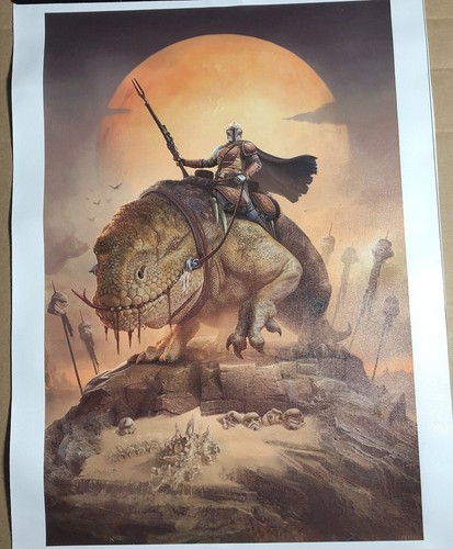Mandalorian Canvas Poster 20 x 14