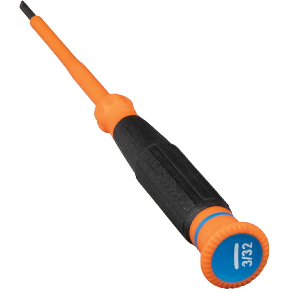 Klein Tools 6243INS Insulated Precision Screwdriver, 3/32-In Slotted, 3-In Shank - Image 3 of 4