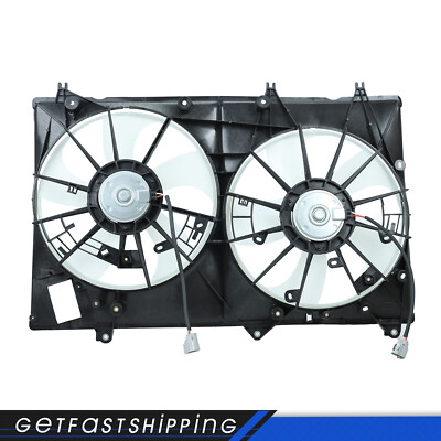 For 2008-2013 Toyota Highlander AC Condenser Radiator Cooling Fan Assembly 3.5L