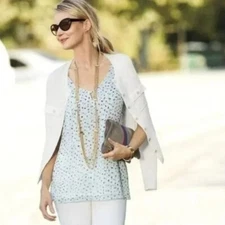 CABI Confetti Polka Dot Tank Cami Sz XS #5231 NWOT