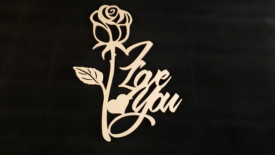 Rose with '' I Love You ''. Perfect for Anniversaries, Valentines, Displaying Love