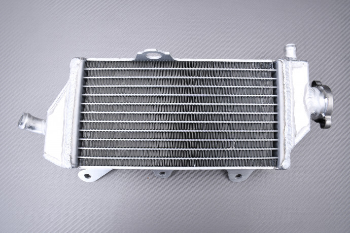 Radiateur droit renforcé AVDB Yamaha WRF 450 en alliage aéronautique rigide