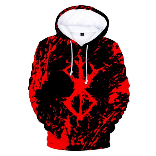 Berserk Guts 3D Hoodies Cosplay Berserker Adult Kids Sweatshirts Jackets Coats - Picture 6 of 29