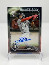 2024 TOPPS CHROME BASEBALL BRYAN RAMOS RC BASE AUTO RA-BRR CHICAGO WHITE SOX