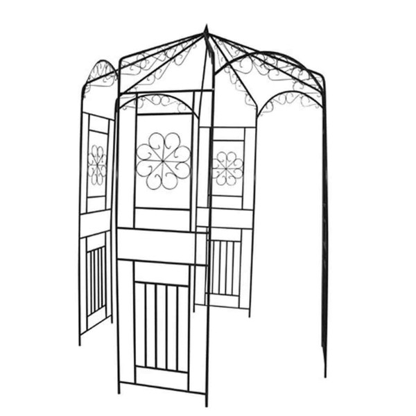 Rosenbogen Rankbogen Rosenhilfe Rankhilfe Pergola Gartenbogen Spalier Metall De-image