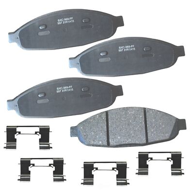 Disc Brake Pad Set-Premium Ceramic Bendix SBC997 fits 04-08 Chrysler Pacifica
