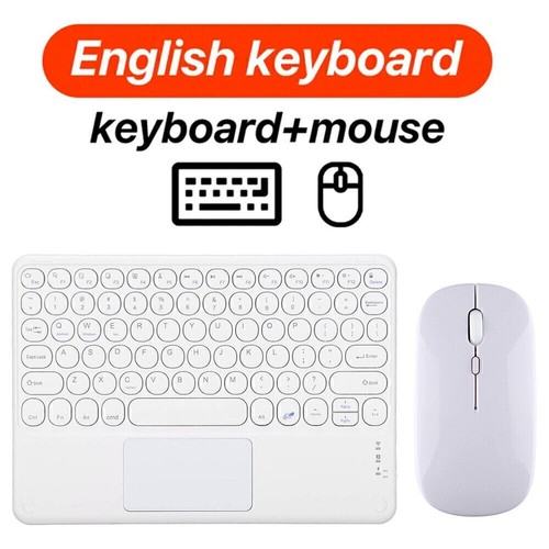 For Android iOS Windows Tablet Wireless Bluetooth Keyboard With Touchpad Mouse - Picture 32 of 56