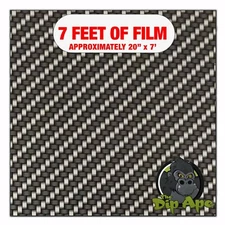 Hydrographic film Mini Metallic Carbon Weave hydro dipping 7' x 20" hydro dip