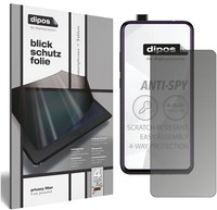 Xiaomi Redmi K20 Blickschutzfolie Matt Schutzfolie Folie Display Schutz dipos
