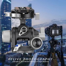 Leofoto G4 PCL Tripod Panoramic Geared Head with Quick Release Plate Clamp