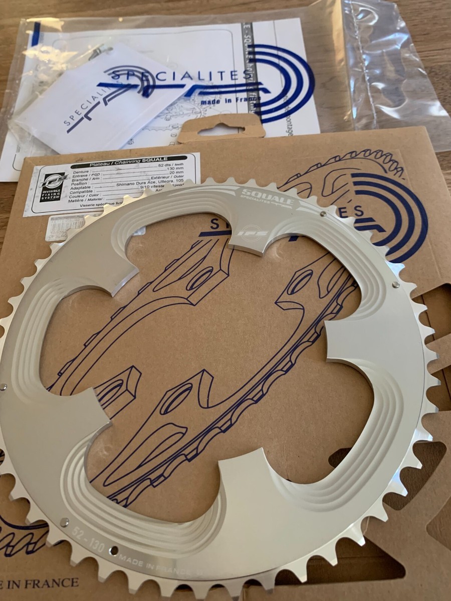 TA IFS SQUALE 52T 130BCD Chainring Adaptable Shimano Dura Ace