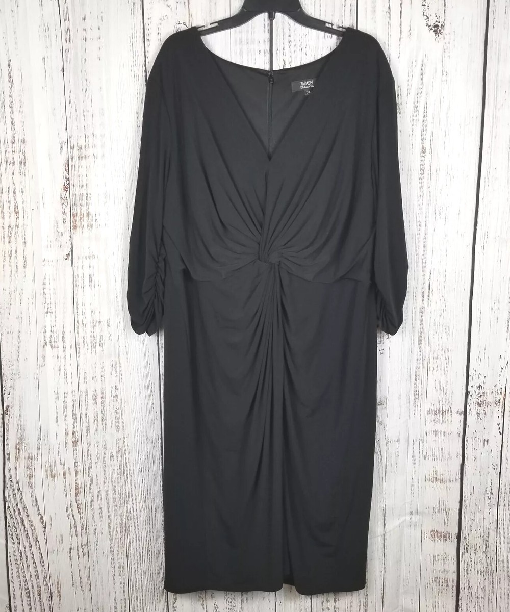white christmas dresses TADASHI SHOJI - BOS21070MXQ - SULLIVAN BISHOP SLEEVE DRESS