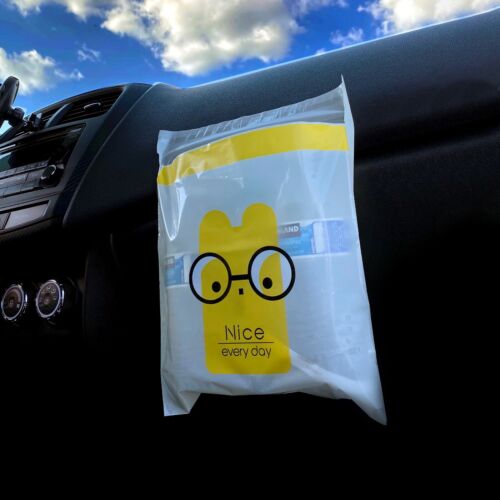 30Pcs Disposable Car Trash Bag OmitBag Portable Sticky Water-Proof SelfAdhensive - Picture 1 of 10