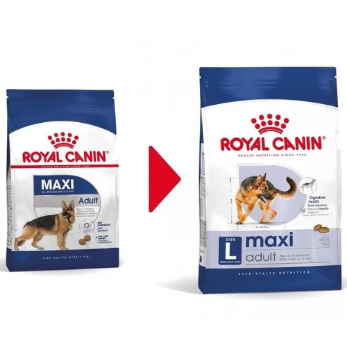 15 kg ROYAL CANIN Maxi Adult Trockenfutter adulte große Hunde gesunde Verdauung - Bild 2 von 4