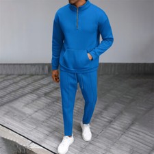 Mens Sweatsuits 2 Piece Sport Tracksuit Jogger Sweat Suits Jogging Outfits
