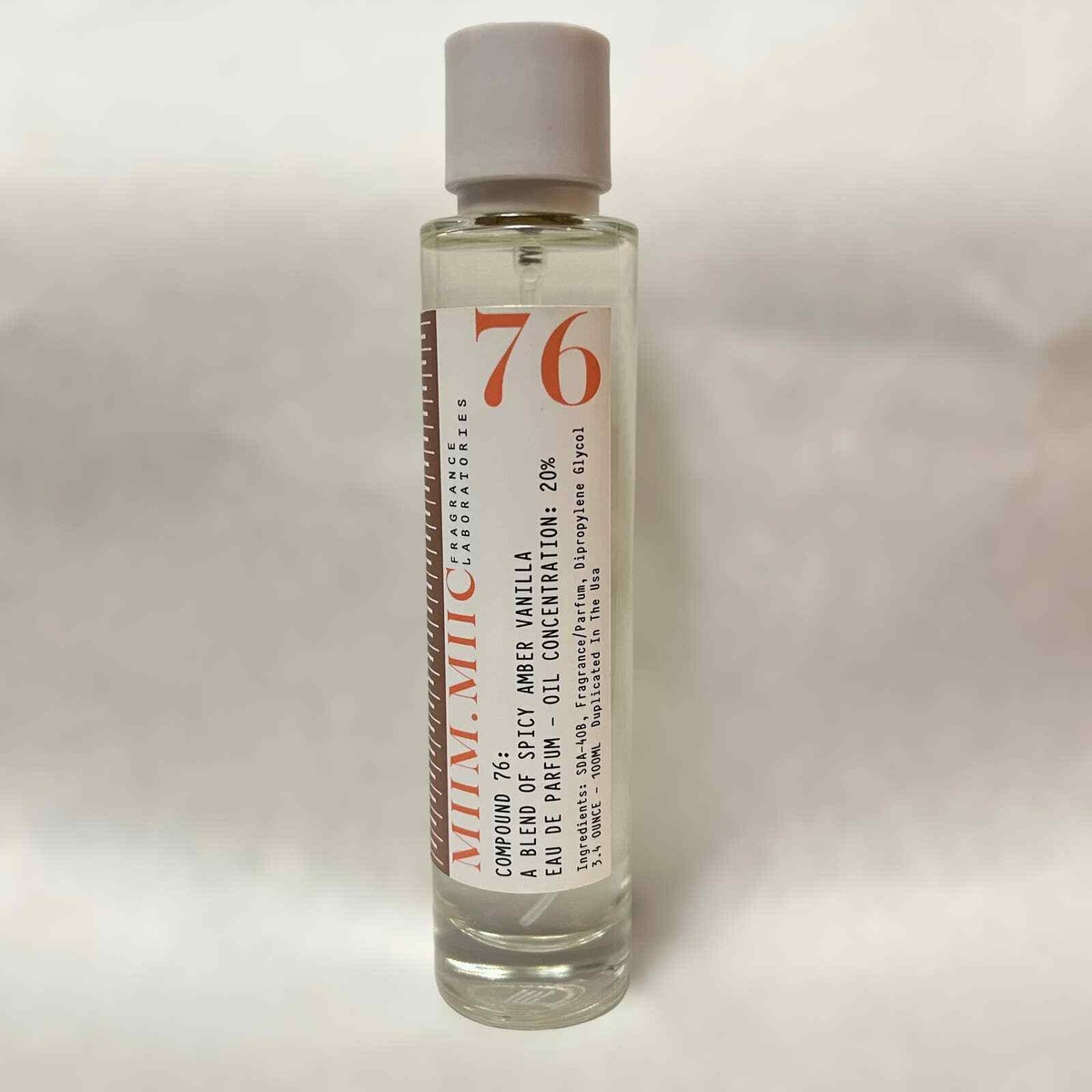 Miim Miic Compound No 76 Eau De Parfum Notes of YSL Black Opium