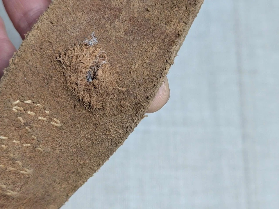 vintage HUNTER holster belt 28 ammo WESTERN cowhide leather 122 SN gun Foto 4 de 4