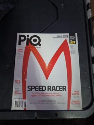 PIQ #3 JUNE 2008 SPEED RACER NINJA GAIDEN 2 IRON MAN HELLBOY US MAGAZINE