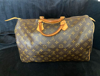 Louis Vuitton Monogram Canvas Speedy 40 mit Schloss & Schlüssel