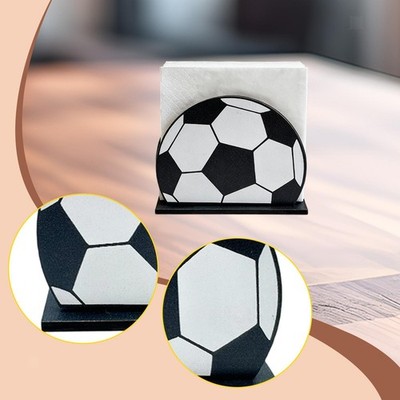 Sport Motiv Servietten Halter Arbeitsplatte Taschentuchständer für Esszimmer Schlafsaal Party