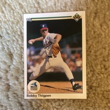 Upper Deck 1990 Bobby Thigpen #269 Chicago White Sox MLB Baseball Card Base Set