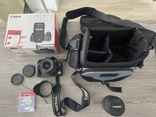 Cannon EOS 450D Digital SLR Camera Starter Set EF-S 18-55mm + 75-300mm + Bag