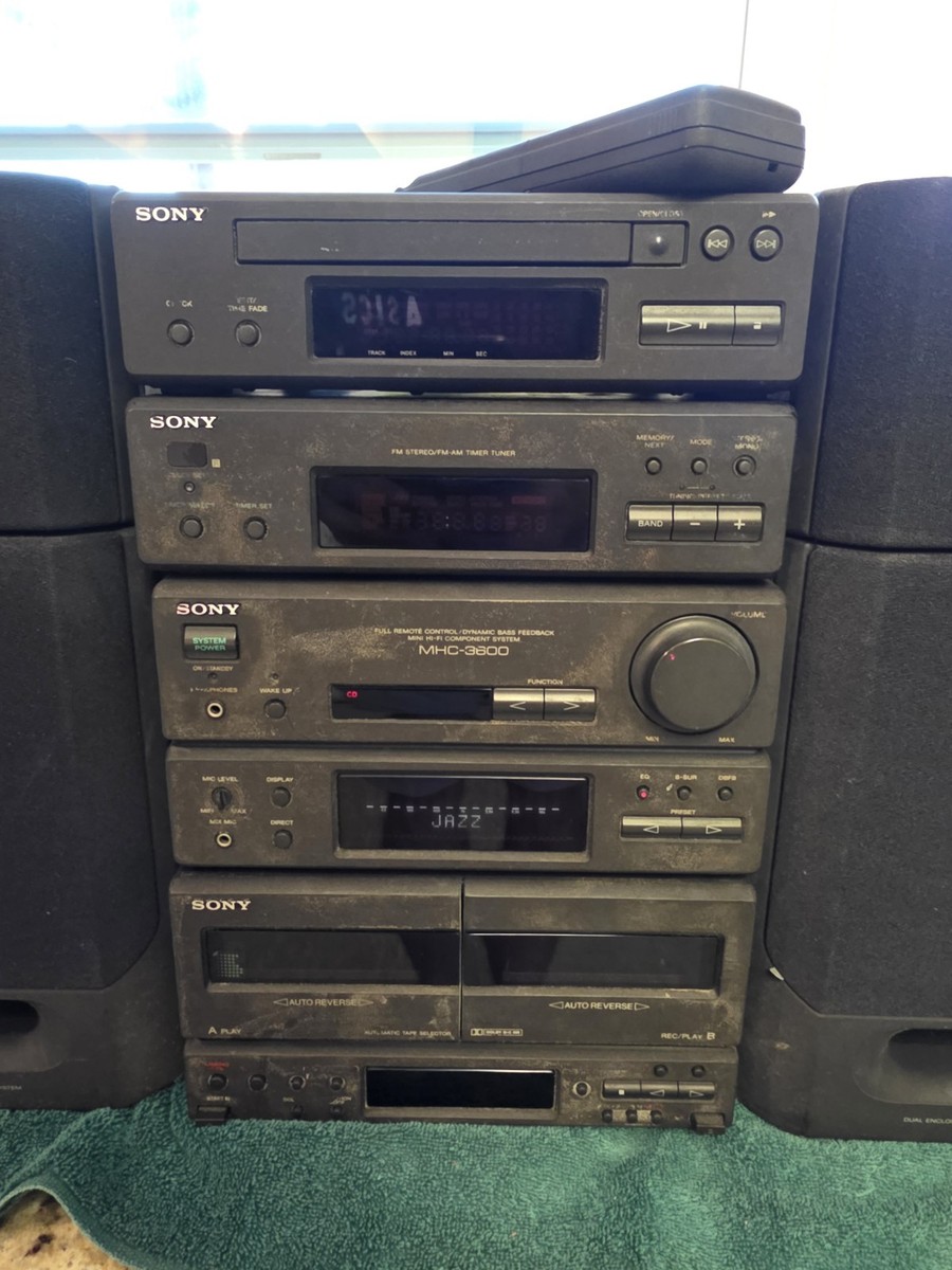 Rare Sony MHC 3600 Mini Hifi audio system 1991 - Made in Japan | eBay