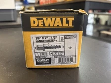 NEW DeWalt 3/8" x 2" - 1/2" Hangermate+ Concrete Anchor - PFM2211280 (20 PK)