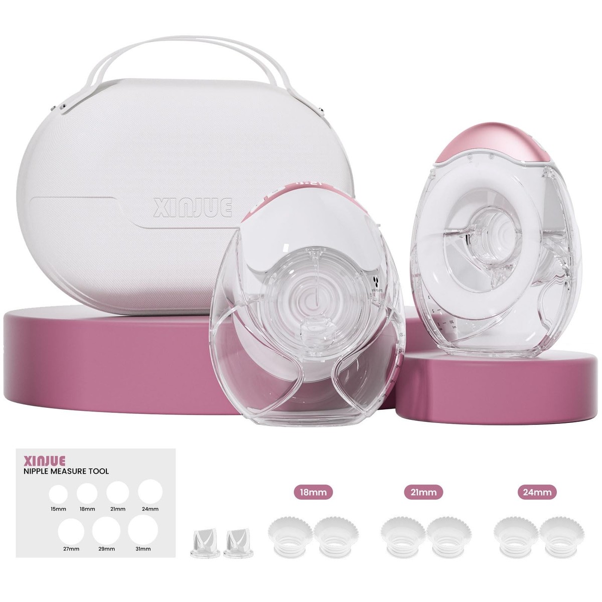 Double Electric Breast Pump,Portable Dual Breastfeeding Pump