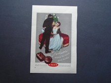 VINTAGE AD:  "CALEY - FORTUE MAKES THE HEART GROW FONDER" (2) (1950s)