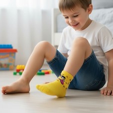 Kids Socks 4  6 Y Funny Monster Boy Girl