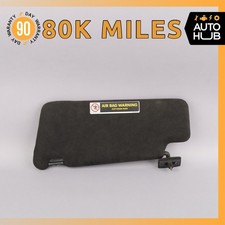 03-12 Mercedes R230 SL55 AMG SL550 Right Side Sun Visor Shade Black Suede OEM