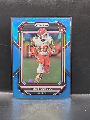 2022 Panini Prizm - Isiah Pacheco #352 RC Light Blue Prizm
