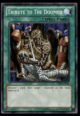 Tribute to the Doomed Starter Deck: Kaiba Reloaded YSKR-EN030 Yugioh LP |  eBay