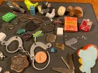38 Items Junk Drawer Lot Vintage-Now Trinkets Treasures Collectibles Weird Stuff — photo 9
