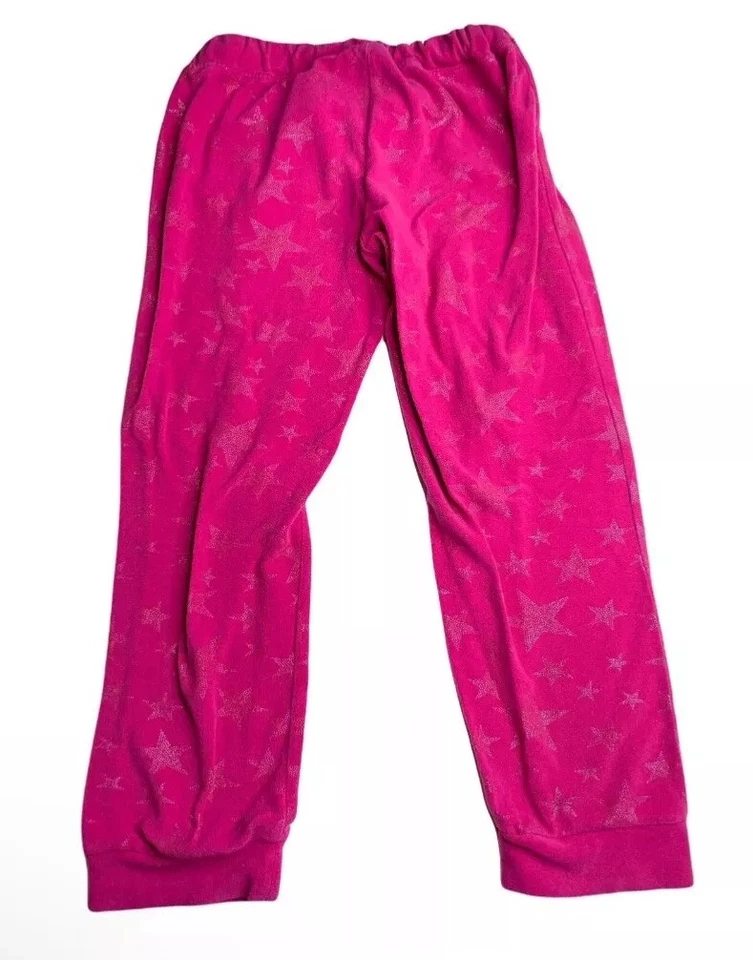 Max & Olivia Star Girls Sleep Pants Girl Size L 10/12 Pink Pajama - Image 2 of 3