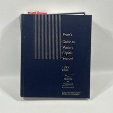 Vintage 1995 Pratt's Guide To Venture Capital Sources Stanley Pratt HC Finance