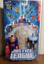 Justice League Unlimited Superman Brainiac Martian Manhunter 3 Pk 2004 New  Note