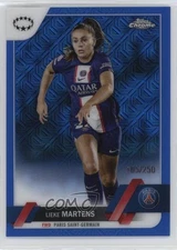 2022 Chrome UEFA Women's Champions League Blue Mojo Refractor Lieke Martens 1ia3