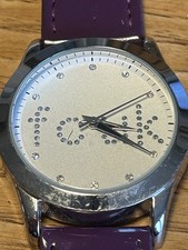 Fcuk Watch with Purple Strap . Has Had New Battery Great Condition