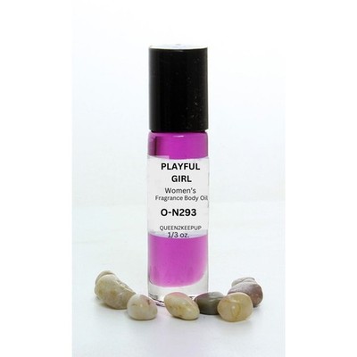 Playful Girl (Women) Body Oil 10 ml Fragrance All Natural 1/3 oz Roll-On Scent