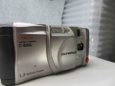 Olympus Camedia C-830L 1.3 MP Compact Digital Camera Silver Tested
