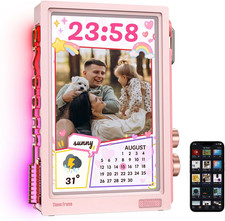 10.1" Wifi Digital Picture Frame - 64GB, Free App, No Fees, Upload Photos  More