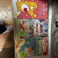 Vintage Care Bears VHS Lot Of 3 - See Pictures